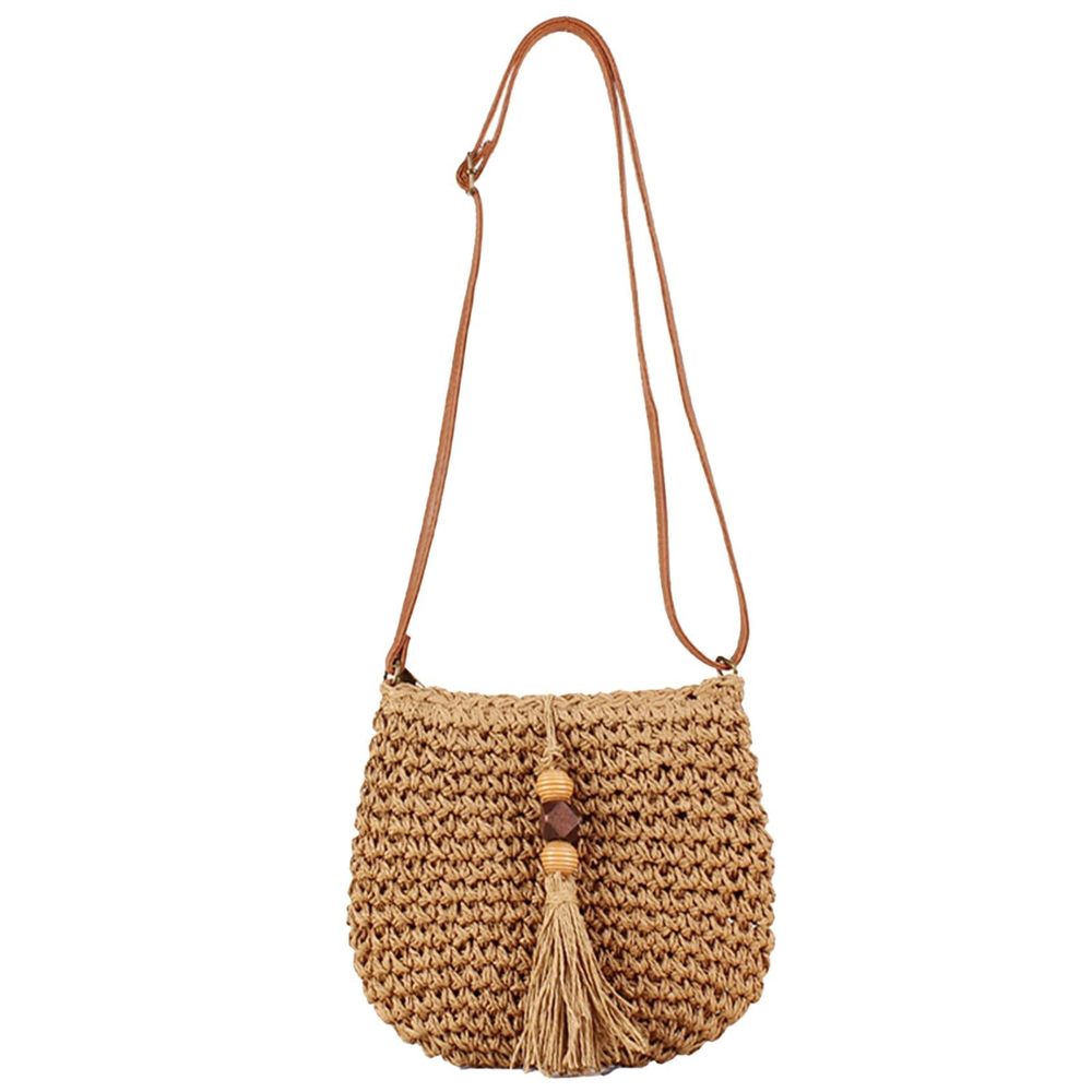 Small Summer Beach Bags Straw Beach Bag Woven Purse Small Handbag >:(